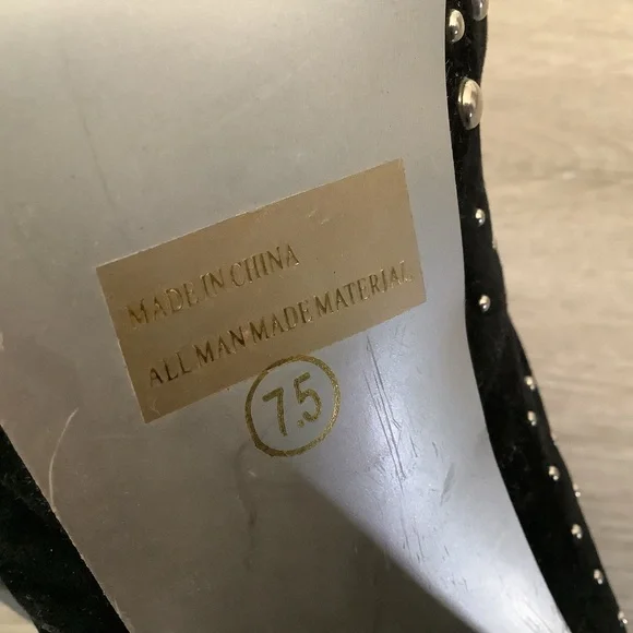 Shiekh Black Studded Heels - Picture 7 of 7